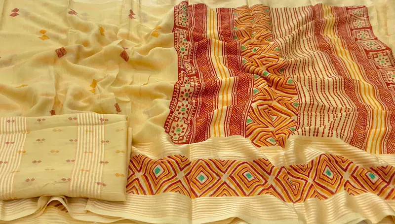 Rajyog New Trisha Linen Latest Fancy Ethnic Wear Printed Saree Collection